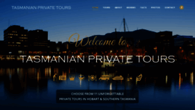 What Tasmanianprivatetours.com.au website looked like in 2020 (4 years ago)
