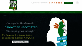 What Tobaccoctrl.ng website looked like in 2020 (4 years ago)