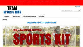 What Teamsportskits.com website looked like in 2020 (3 years ago)