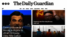 What Thedailyguardian.com website looked like in 2020 (4 years ago)