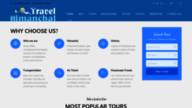 What Travelhimanchal.net website looked like in 2020 (4 years ago)