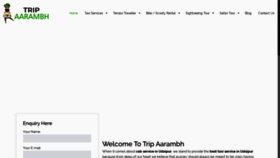 What Tripaarambh.com website looked like in 2020 (4 years ago)