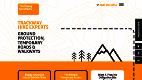 What Trackwaysolutions.co.uk website looked like in 2020 (4 years ago)