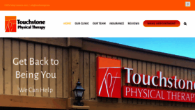 What Touchstonept.com website looked like in 2020 (4 years ago)