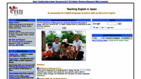 What Teaching-english-in-japan.net website looked like in 2020 (4 years ago)
