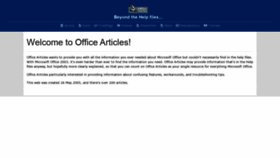 What Theofficeexperts.com website looked like in 2020 (4 years ago)