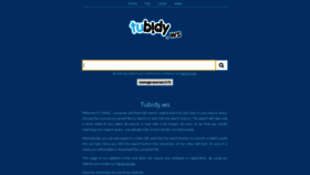 What Tubidy.ws website looked like in 2020 (4 years ago)