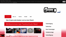 What Tankschutz-beel.de website looked like in 2020 (4 years ago)