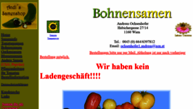 What Tomatensamen.at website looked like in 2020 (4 years ago)