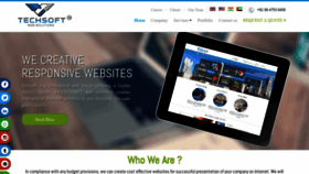 What Techsoftwebsolutions.com website looked like in 2020 (4 years ago)
