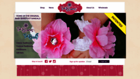 What Toeblooms.com website looked like in 2020 (4 years ago)