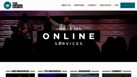 What Thewaterschurch.net website looked like in 2020 (4 years ago)