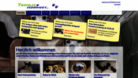 What Tierhilfe-verbindet.de website looked like in 2020 (4 years ago)