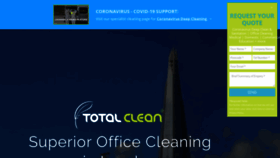 What Totalclean.co.uk website looked like in 2020 (4 years ago)