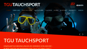 What Tgu-tauchsport.de website looked like in 2020 (3 years ago)