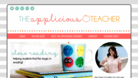 What Theappliciousteacher.com website looked like in 2020 (4 years ago)