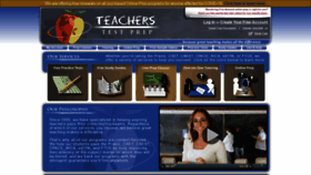 What Teacherstestprep.com website looked like in 2020 (4 years ago)
