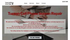 What Tucsoncellphonerepair.com website looked like in 2020 (4 years ago)