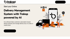What Trakop.com website looked like in 2020 (4 years ago)