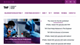 What Taf.fi website looked like in 2020 (5 years ago)
