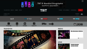 What Trt.net.tr website looked like in 2020 (3 years ago)