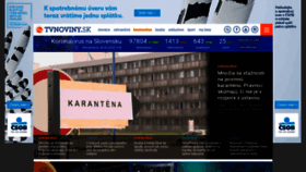 What Tvnoviny.sk website looked like in 2020 (4 years ago)