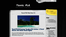 What Travel.plrcheap.com website looked like in 2020 (3 years ago)