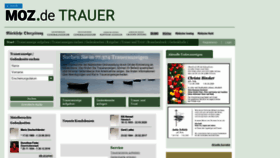 What Trauer.moz.de website looked like in 2020 (4 years ago)