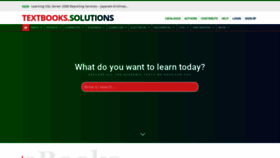 What Textbooks.solutions website looked like in 2020 (4 years ago)