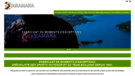 What Takamaka.fr website looked like in 2020 (4 years ago)