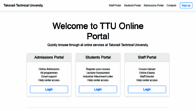 What Ttuportal.com website looked like in 2020 (3 years ago)