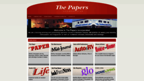 What The-papers.com website looked like in 2020 (3 years ago)