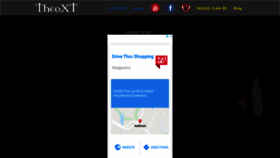 What Theoxt.com website looked like in 2020 (3 years ago)