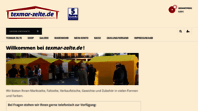 What Texmar.de website looked like in 2020 (3 years ago)