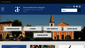 What Terredargine.it website looked like in 2020 (3 years ago)