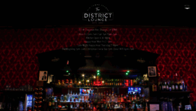What Thedistrictlounge.com website looked like in 2020 (4 years ago)