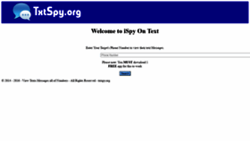 What Txtspy.org website looked like in 2020 (3 years ago)