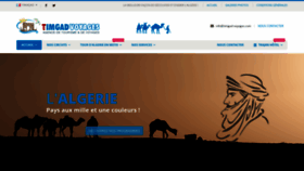 What Timgad-voyages.com website looked like in 2020 (4 years ago)