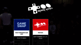 What Toomanygames.com website looked like in 2020 (3 years ago)