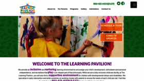 What Thelearningpavilion.org website looked like in 2020 (3 years ago)