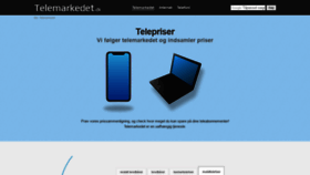 What Telemarkedet.dk website looked like in 2020 (4 years ago)