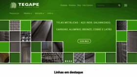What Tegape.com.br website looked like in 2020 (3 years ago)