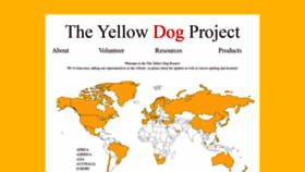 What Theyellowdogproject.com website looked like in 2020 (4 years ago)