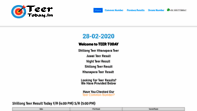 What Teertoday.in website looked like in 2020 (3 years ago)