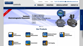 What Toshbrocontrols.com website looked like in 2020 (4 years ago)