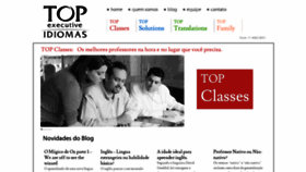 What Topexecutiveidiomas.com.br website looked like in 2020 (4 years ago)