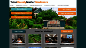 What Tulsamastergardeners.org website looked like in 2020 (4 years ago)