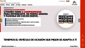 What Tolcar.es website looked like in 2020 (3 years ago)