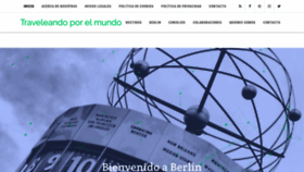 What Traveleandoporelmundo.com website looked like in 2020 (4 years ago)