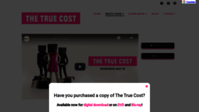 What Truecostmovie.com website looked like in 2020 (4 years ago)